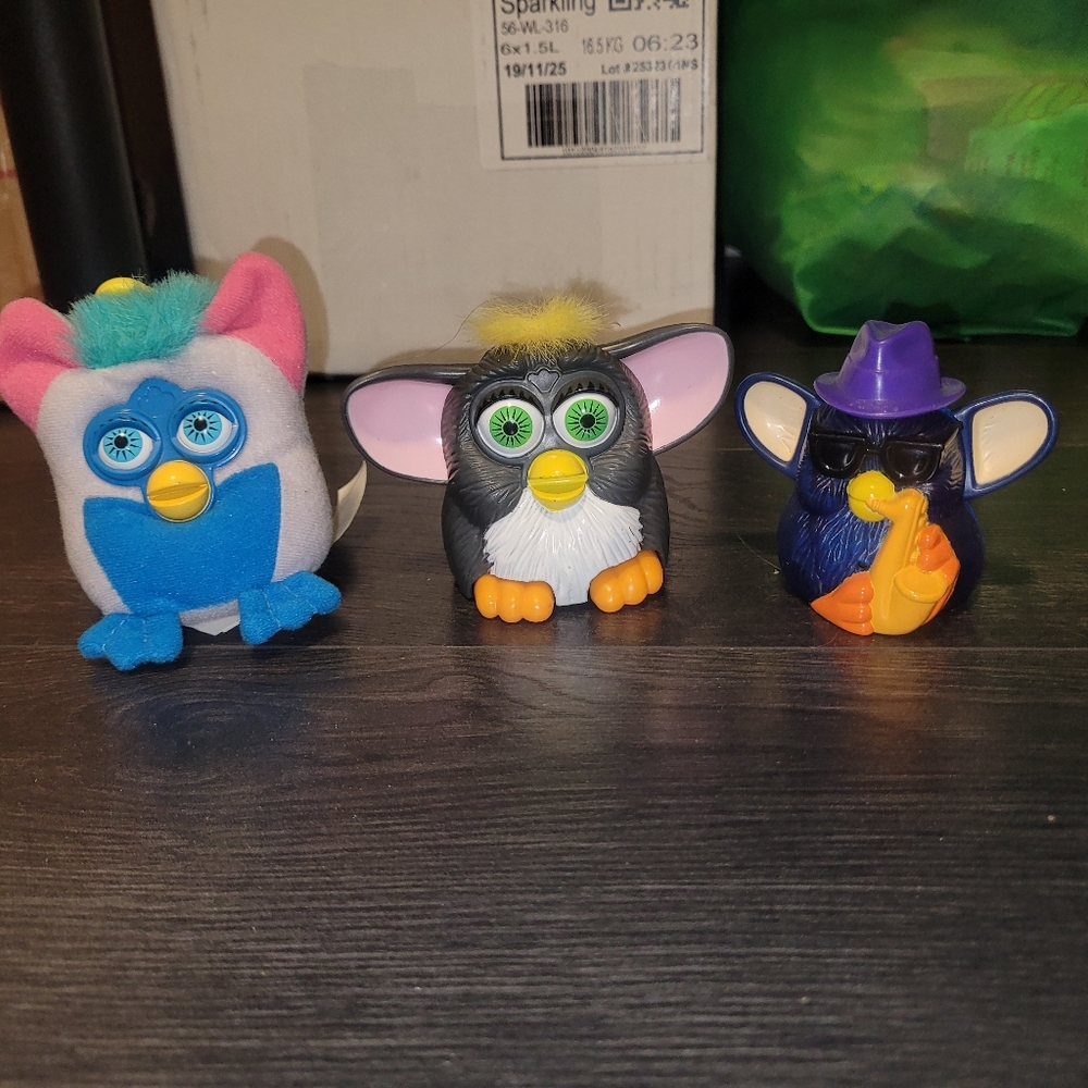 ❤️Vintage McDonalds Furby Toys Happy Meal Y2K Lot Of 3